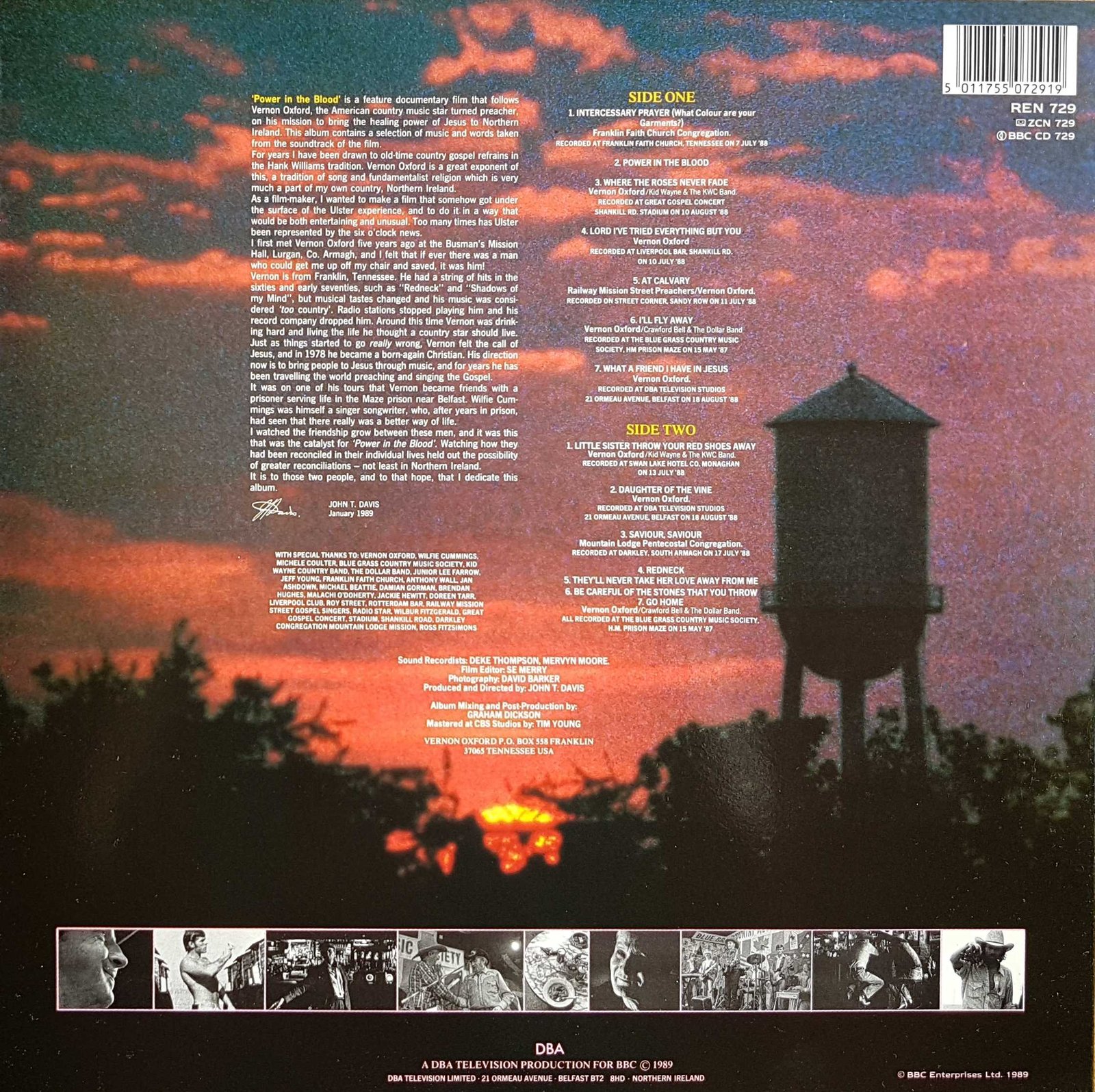 Back cover of REN 729